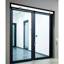 Europäischer Standard moderner Außenaluminium Vollverglaster Glasbrandtür für den Eingang